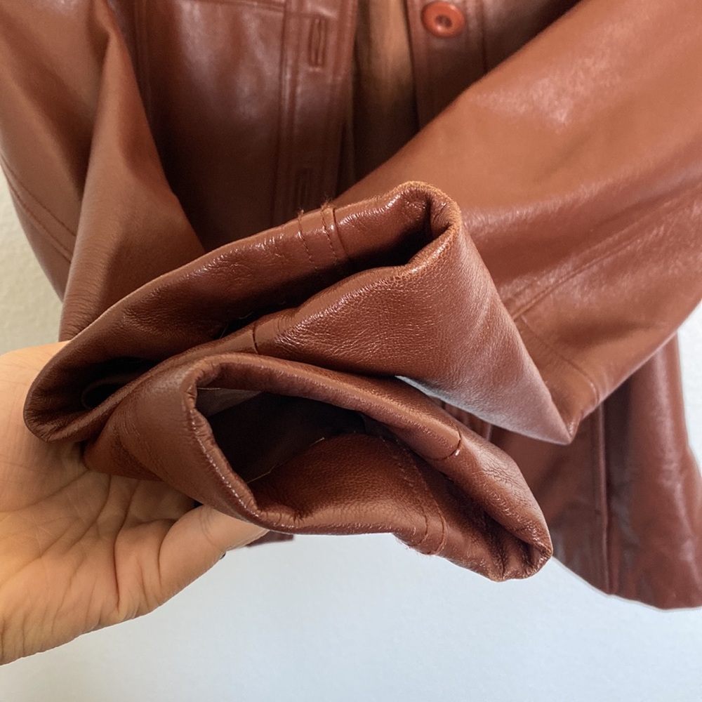 Wilson’s Button Up Leather Jacket - image 5